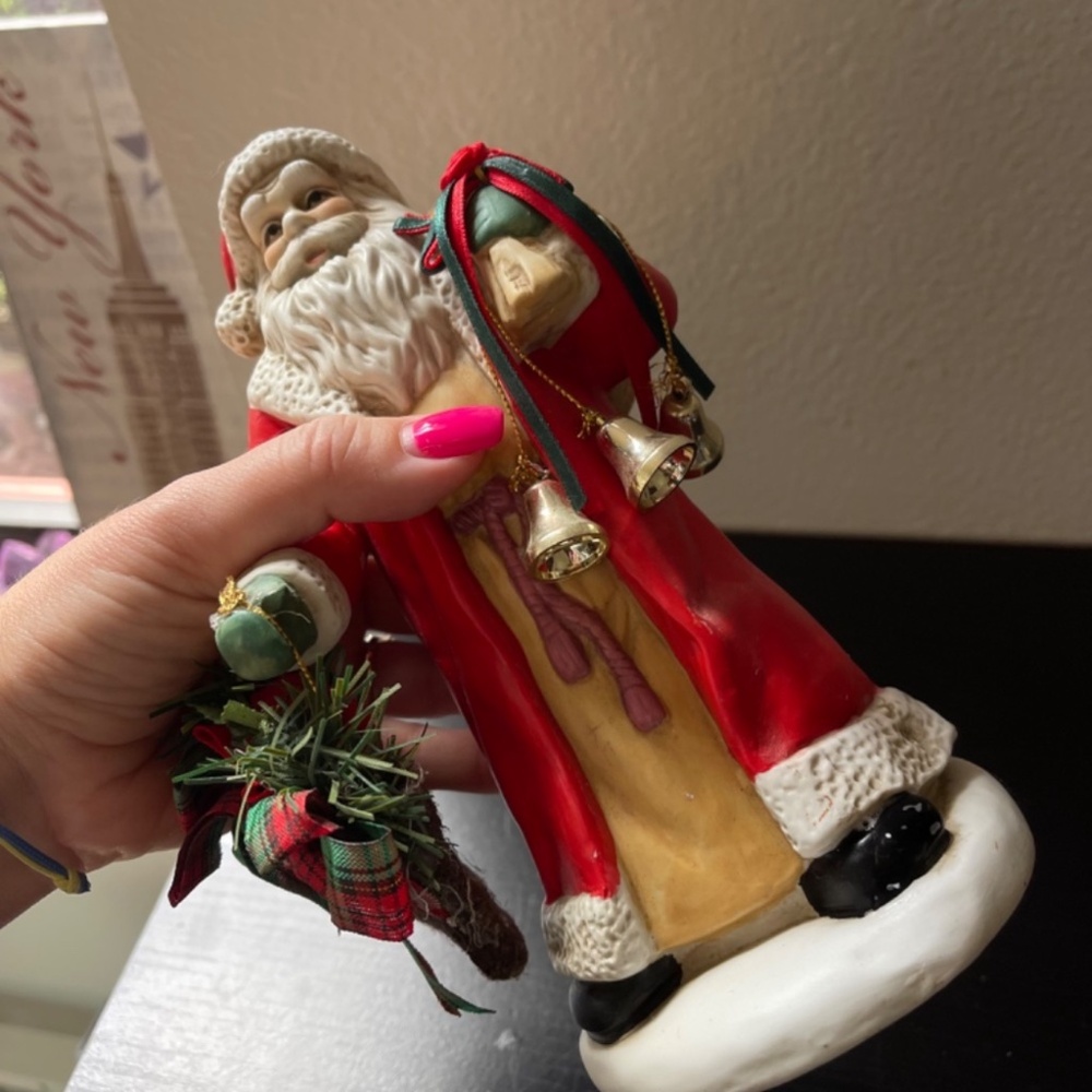 Ben Franklin Store Painted Porcelain Santa Claus Figurine - Picture 7 of 9
